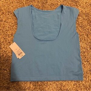 a new day Light Blue Crop Top